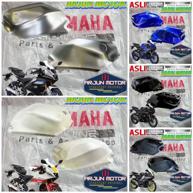 COVER SIDE 1DAN2 COVER TANGKI TUTUP TANGKI KANAN KIRI NEW R15M R15V4 ORIGINAL YAMAHA