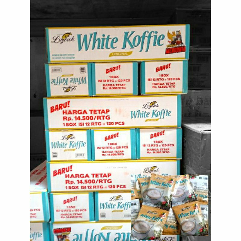 

Kopi Luwak White Coffie Original [ 20gr/120 sachet/ karton]