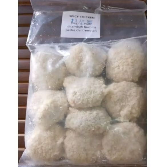 

Chicken Spicy / Bento Ayam Pedas 250gram isi 10