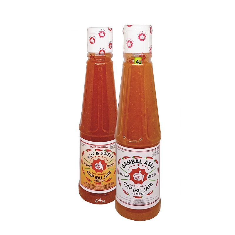 

Cap Ibu Jari - Saus Sambal - Botol Kecil 140 ml Cap JEMPOL