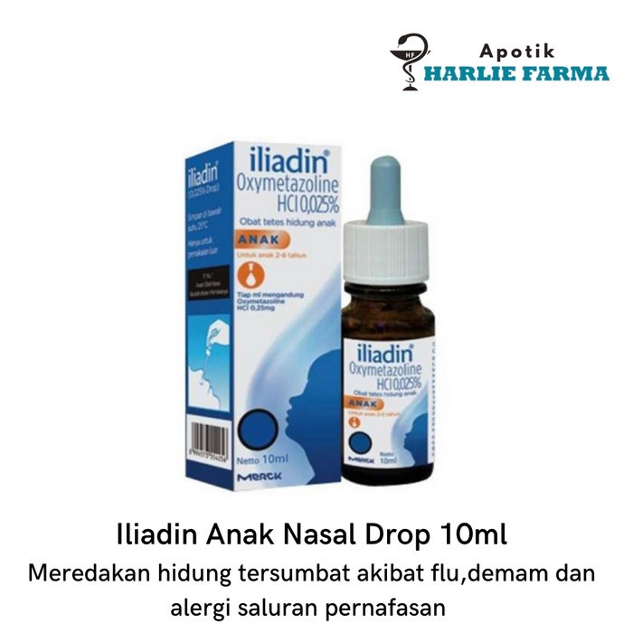Iliadin Anak Nasal Tetes Hidung drop 10ml