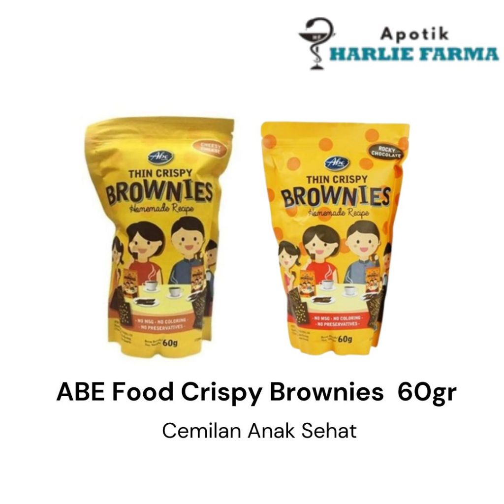 

ABE Food Crispy Brownies 60gr - Cemilan Sehat Untuk Anak