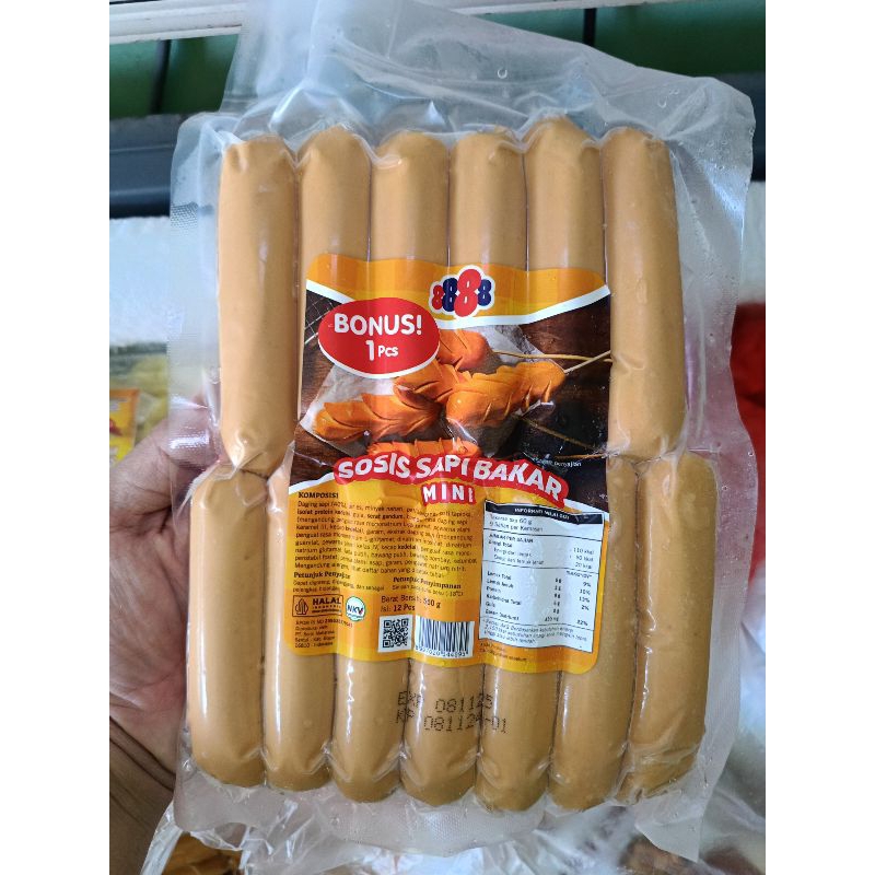 

Sosis bakar sapi 8888 isi 13