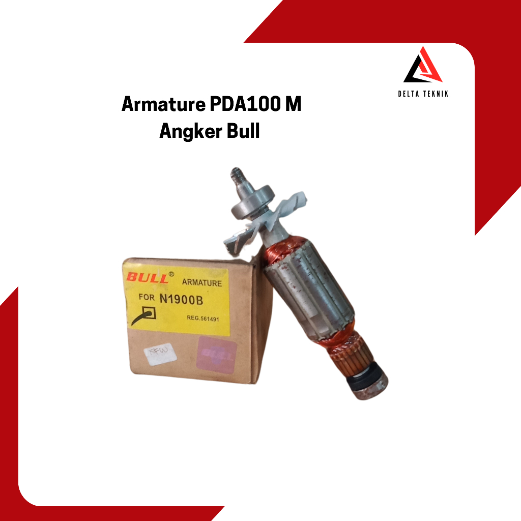 Armature PDA100 M  Angker Bull For Mesin Gerinda Hitachi