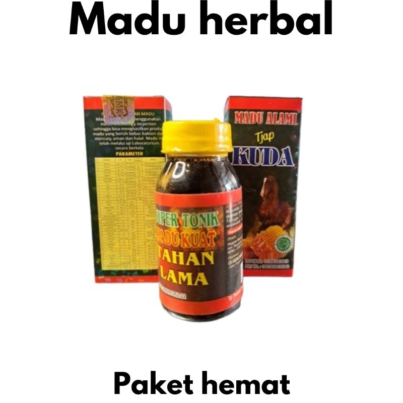 

madu herbal super tonik super lama kuda murah (1 & 2 pcs)/madu kuat tahan lama herbal 100,% ORIGINAL TERMURAH