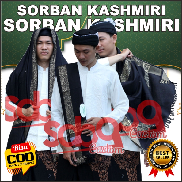 Sorban surban Almas, Sorban Panjang, Surban Kashmiri, Yasmeen yasmin Warna Lurex - sorban habib