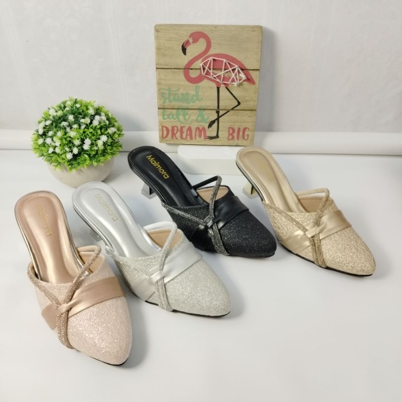 MAIMORA SHOES | SLOP WANITA TERBARU LALUNA SLOP TINGGI 5CM