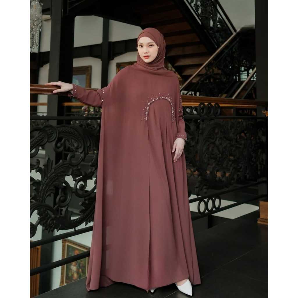 Gamis Wanita Terbaru 2026 Gamos Lebaran Dewasa Gamus Elegan Mewah Jumbo Gamus Muslim Kondangan Long 