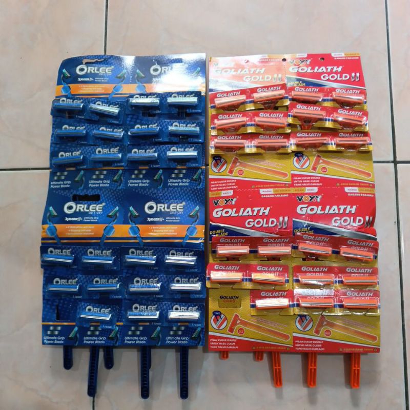 Alat cukur cukuran razor pisau mata 2 3 jenggot kumis jembut bulu dll
