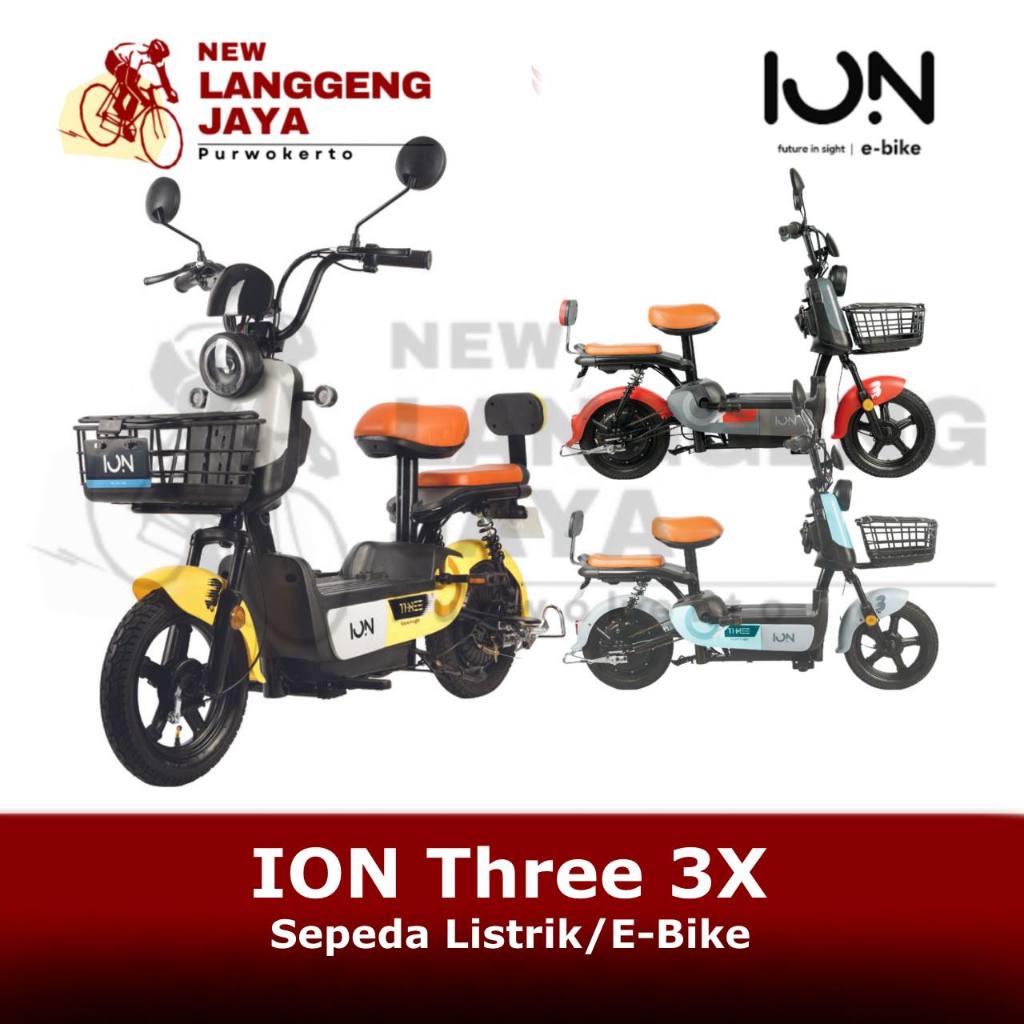 ION Sepeda Listrik E-Bike Three 3X