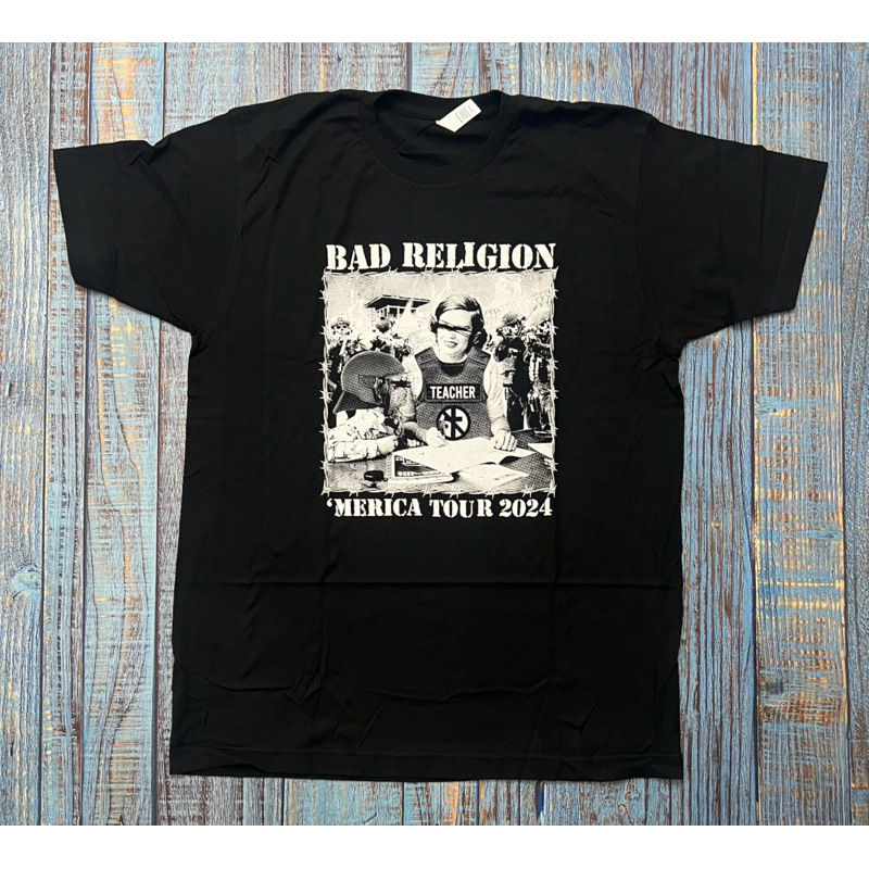 Kaos T-Shirt Band Bad Religion - Merica Tour 2024 Official Merchandise