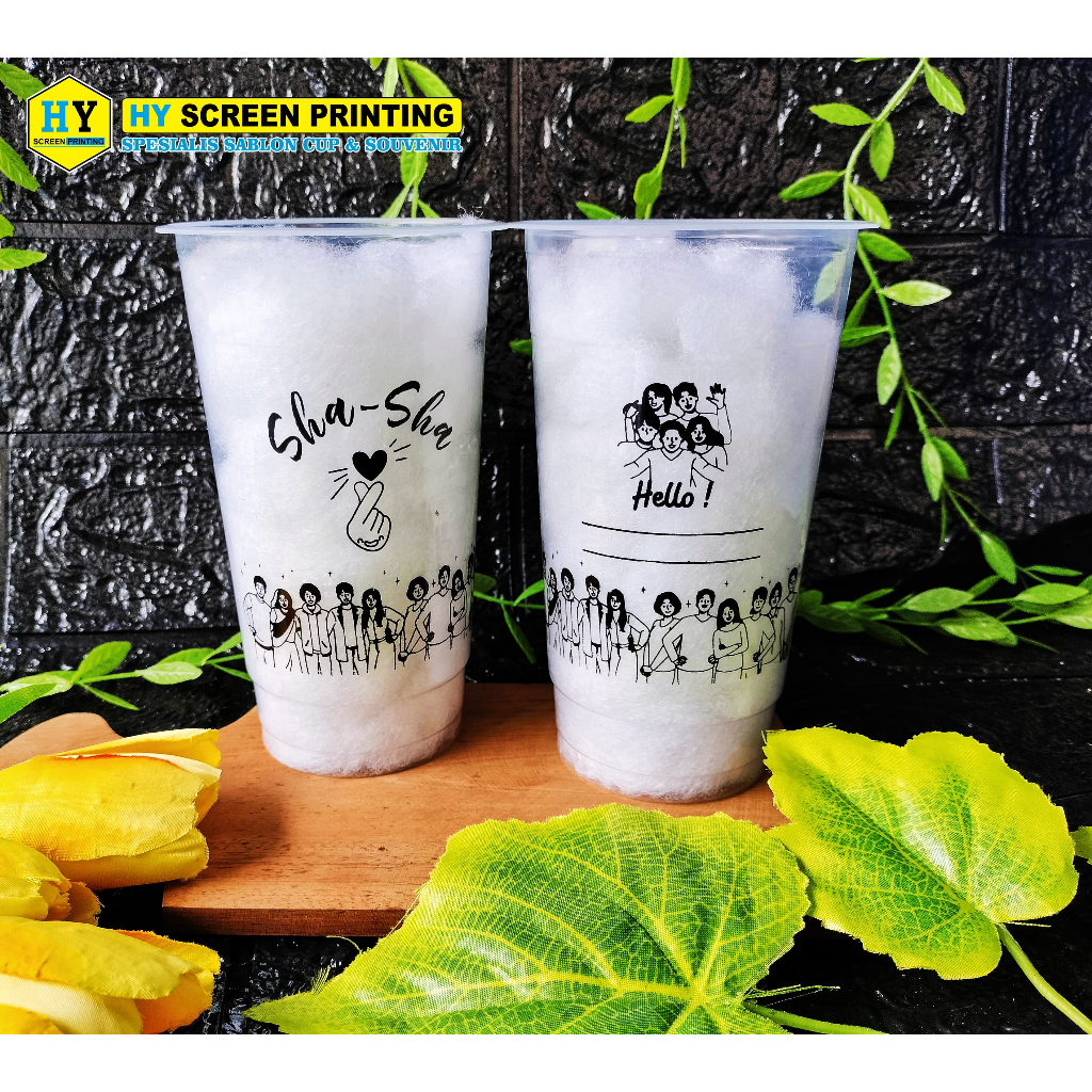 GO CUP 22OZ 7gr SABLON FREE DESAIN | MIN.ORDER 500 PCS