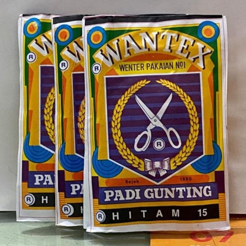 wantex pewarna pakaian/wanter/wantek baju celana jeans 1.5 gram