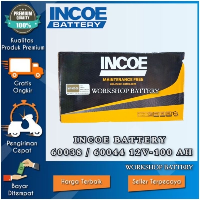 AKI INCOE MF 60038 12V-100 AH.