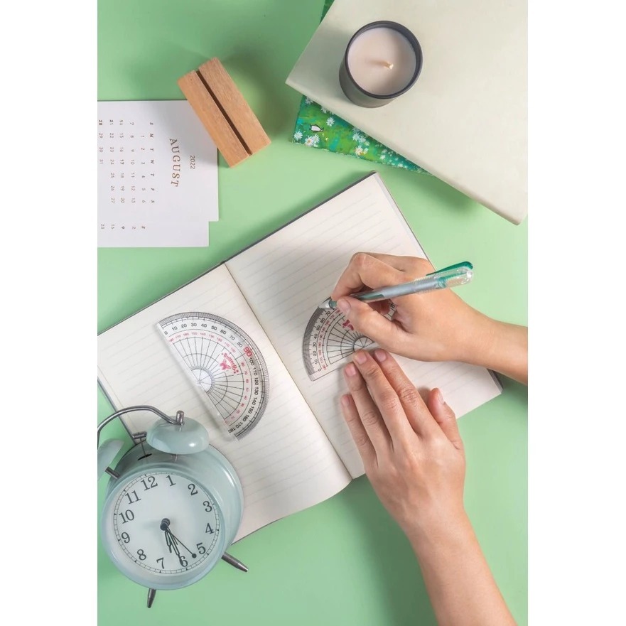 

BUTTERFLY PROTRACTOR 180° 10CM /PENGGARIS BUSUR 180°/ BUSUR BUTTERFLY DERAJAT MATEMATIKA - PCS