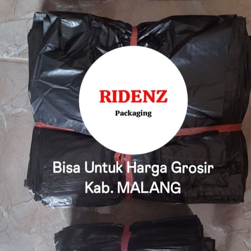 Kantong Plastik Kresek Hitam HDPE 1KG Kualitas Premium Ukuran 15 24 28 Harga Murah / Loss Hitam Kilo