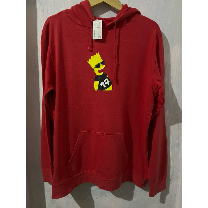 Hoodie Merah Simpson