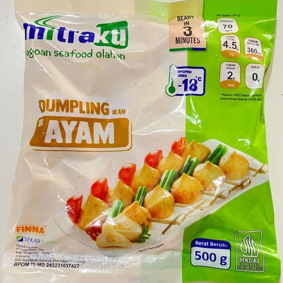 

MITRAKU DUMPLING AYAM 500 GR
