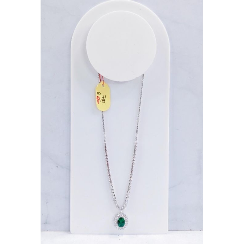 Kalung mas putih model fashion perempuan