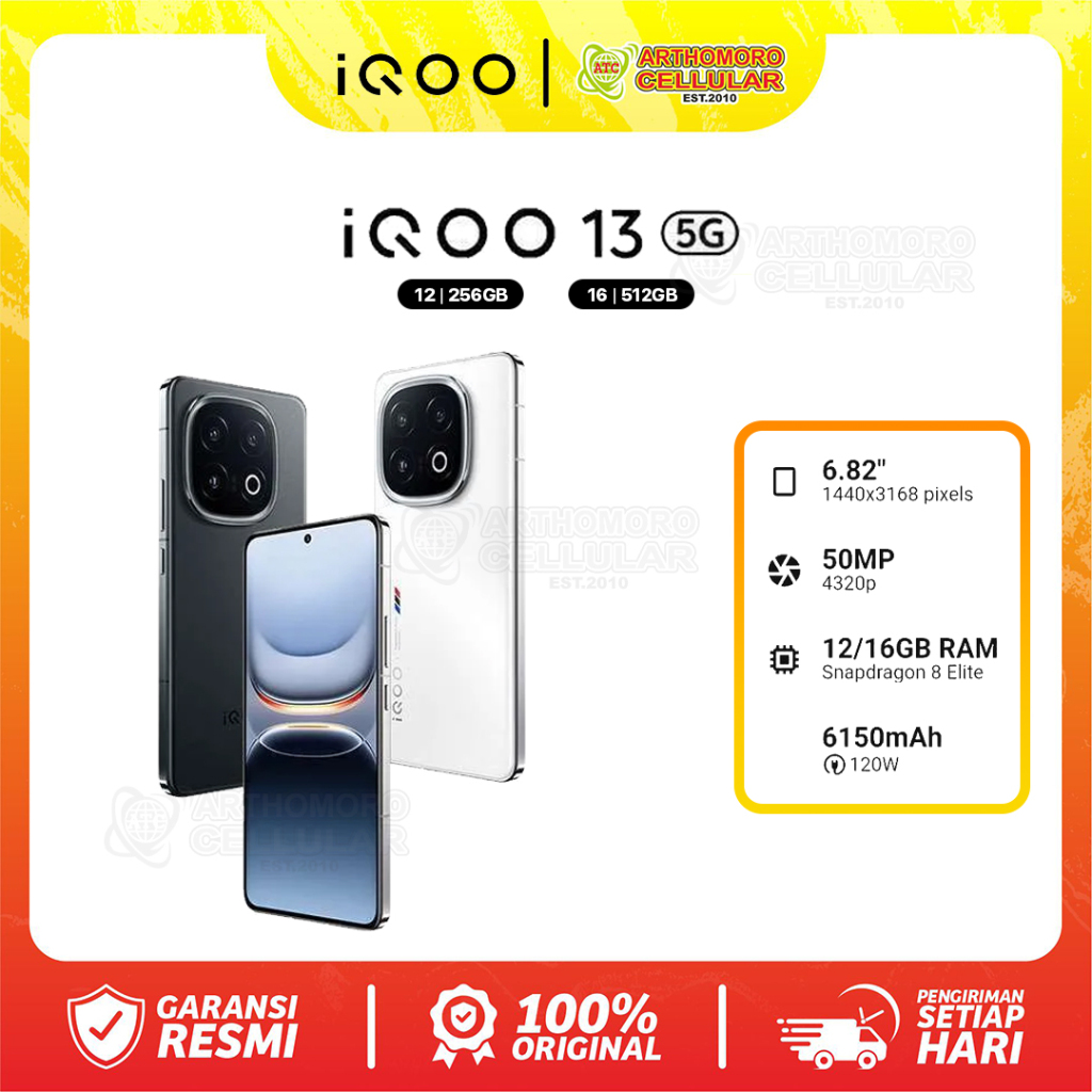 IQOO 13 5G (12/256GB) & (16/512GB) - GARANSI RESMI