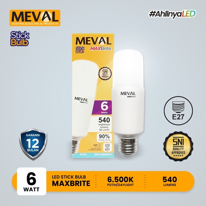 MEVAL Lampu LED Stick Bulb E27 dan 2 PIN G24 - Maxbrite Series