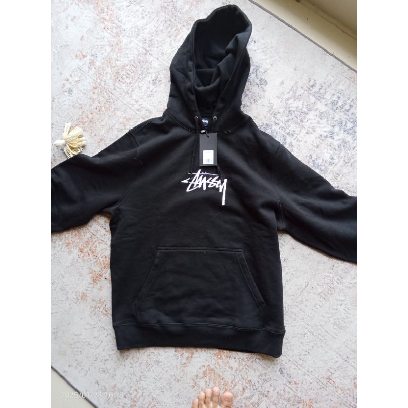 BNWT- STUSSY hoodie big stock logo 100% original legit