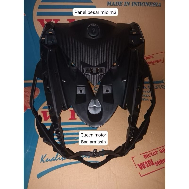 panel depan besar mio m3 carbon kevlar