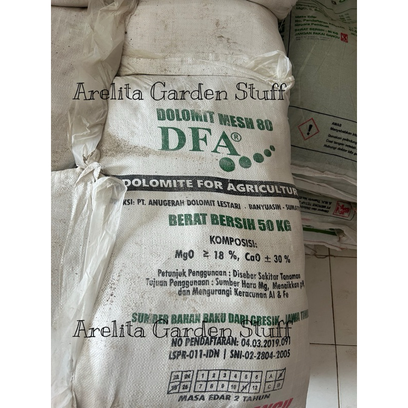 Pupuk Dolomite DFA mesh 80 50kg Original