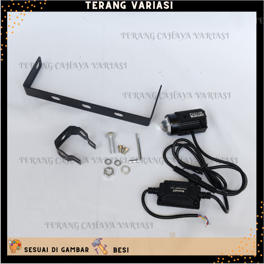 LAMPU D2 LASER BULLAES PLUS BRACKET UNTUK VARIO 160