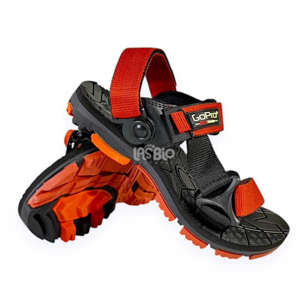 GoPro Dakota Sepatu Sandal Gunung Anak Remaja Unisex Cowok Cewek 2in1 Jepit Selop Outdoor Rafting An