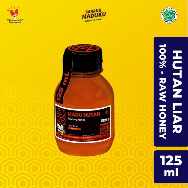 

Sarang Maduku - Madu Hutan Liar Asli Murni 100% Raw Honey 125ml