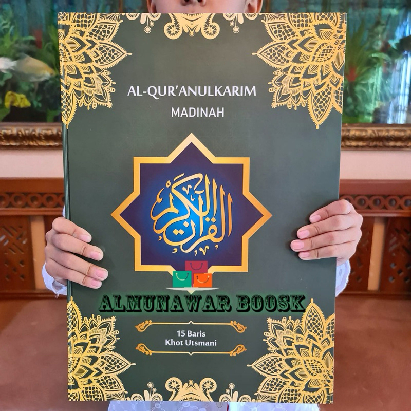 RB Alquran super besar ukuran jumbo A3,alquran lansia 15baris non terjemah