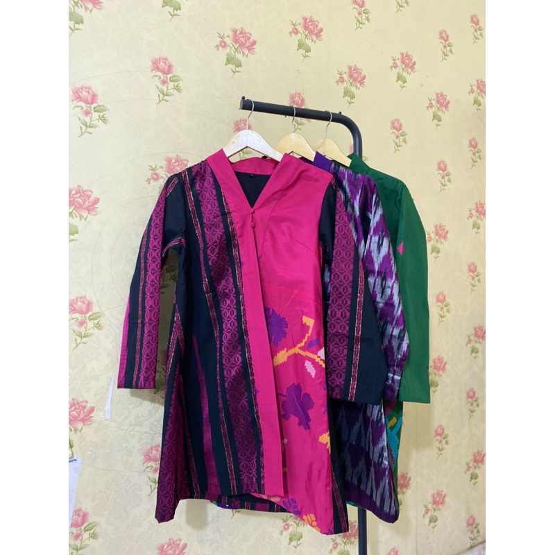 Tunik etnik premium khas bugis makassar / tunik lagosi / batik makassar