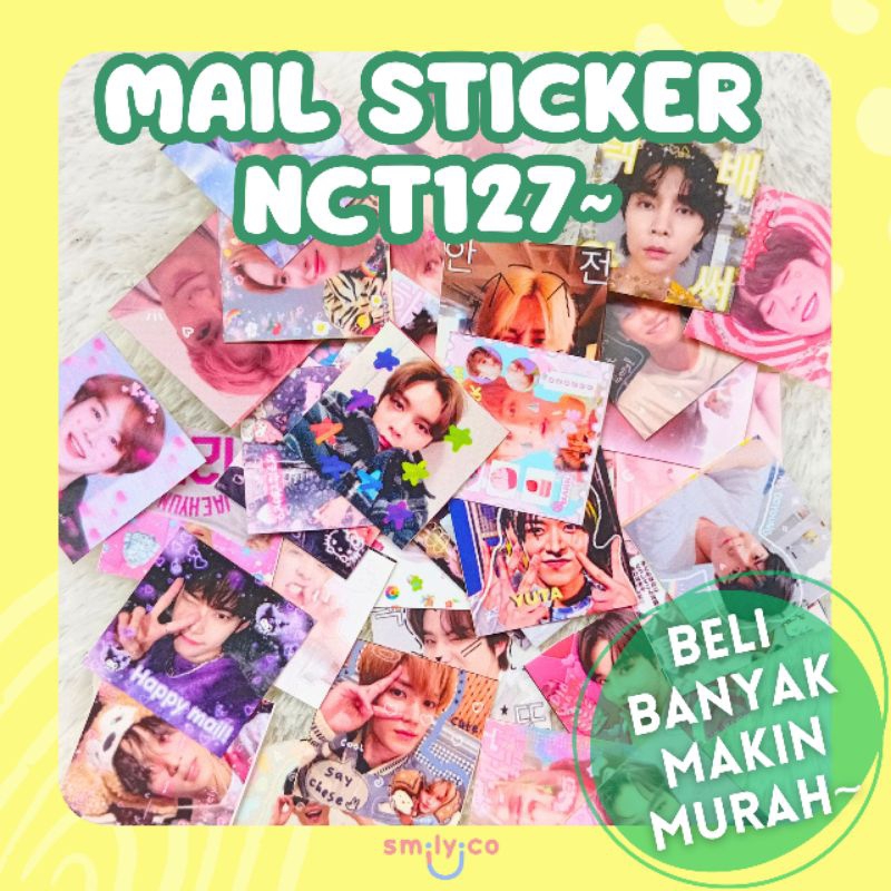 Sticker Mail Deco NCT127/Mail Sticker Kpop NCT127/Stiker Kpop Freebies/Freebies Konser/Stiker NCT/St