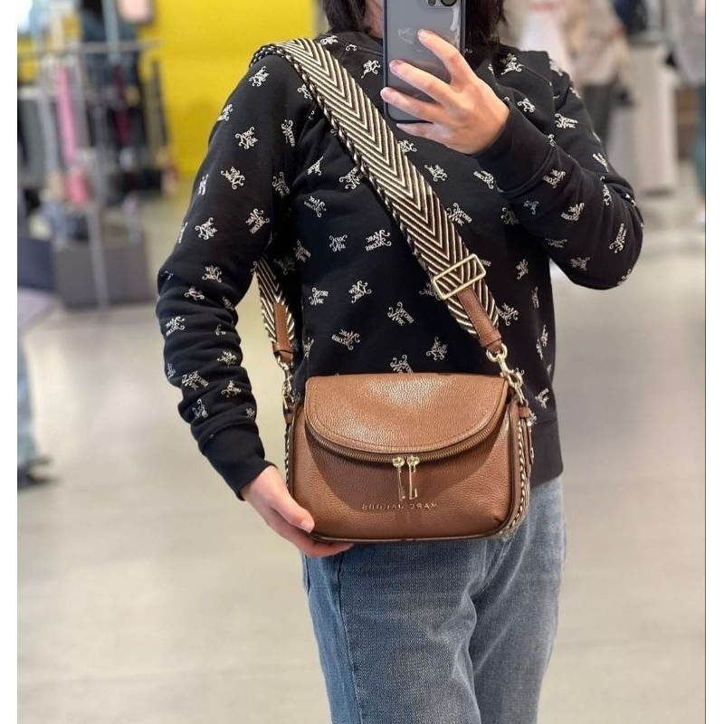 Marc Jacobs groove mess bag webbing cognac