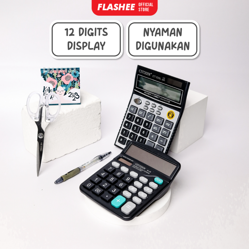 

Flashee Kalkulator Digital 12 Digit Flashee Calculator Tenaga Surya Kalkulator Sayur
