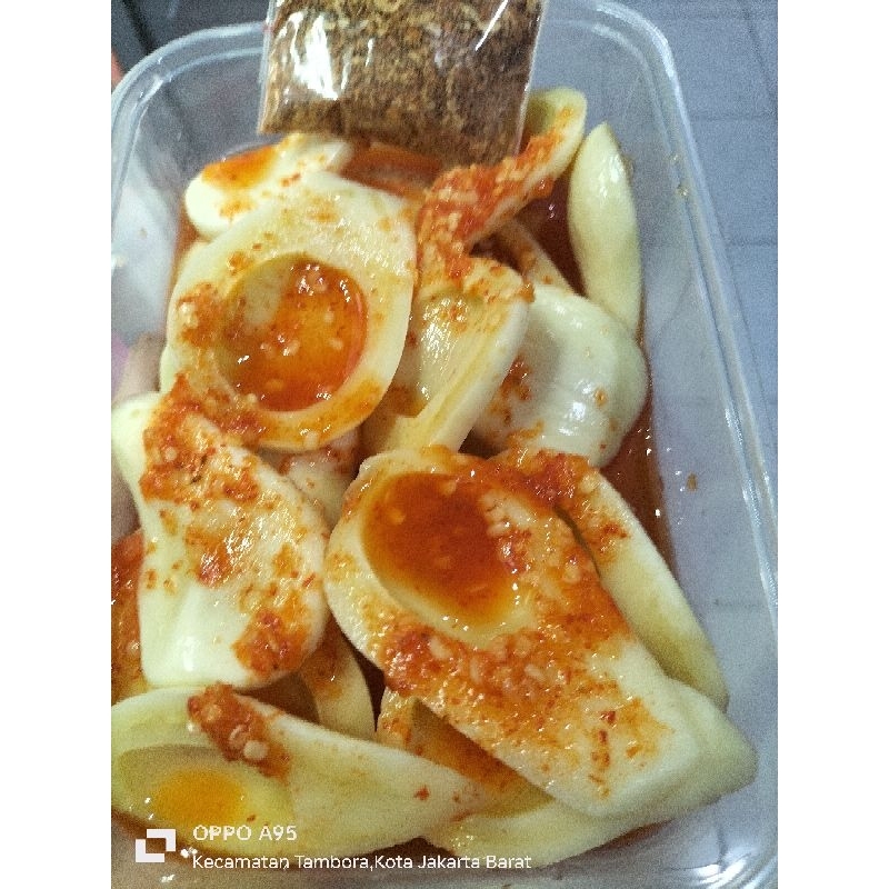

asinan salak kuah merah