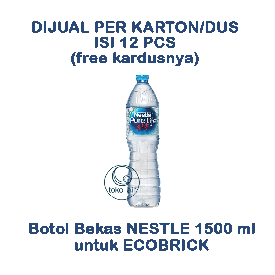 

Botol Bekas NESTLE 1500 ml untuk ECOBRICK