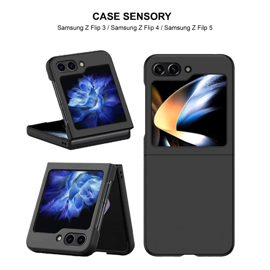 CASE HP SENSORY SAMSUNG GALAXY Z FLIP 3 / FLIP 4 / FLIP 5 CASING FLIP3 FLIP4 FLIP5