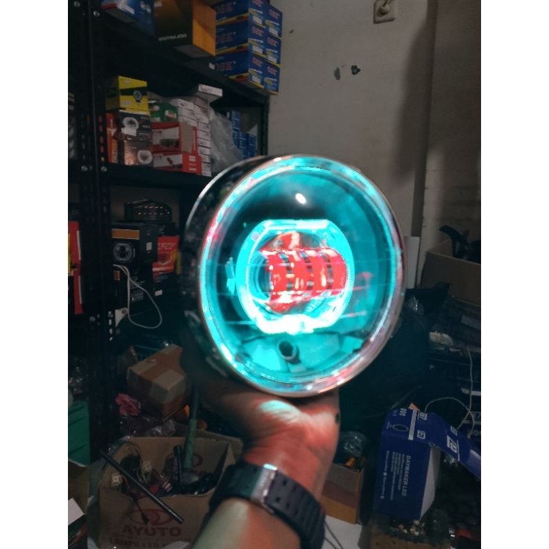 BILED LAMPU DEPAN HONDA TIGER REVO TIGER NEW TIREK PNP NINJA VIXION GL