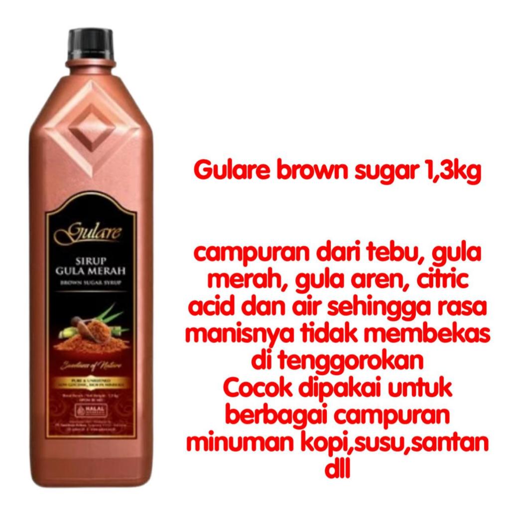 

BROWN SUGAR SYRUP GULARE 1300GR