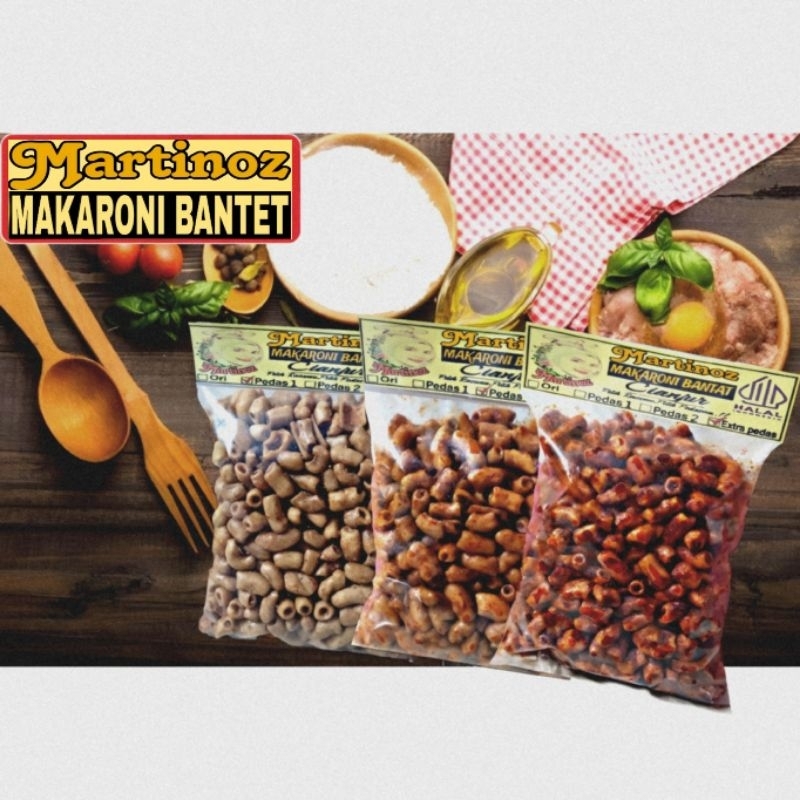 

Makaroni Bantet Martinoz 250gr Makroni Cap Koki Makroni Bantat Cap koky Makanan Ringan Cemilan Pedas Terlaris Termurah Makanan ringan Rekomendasi