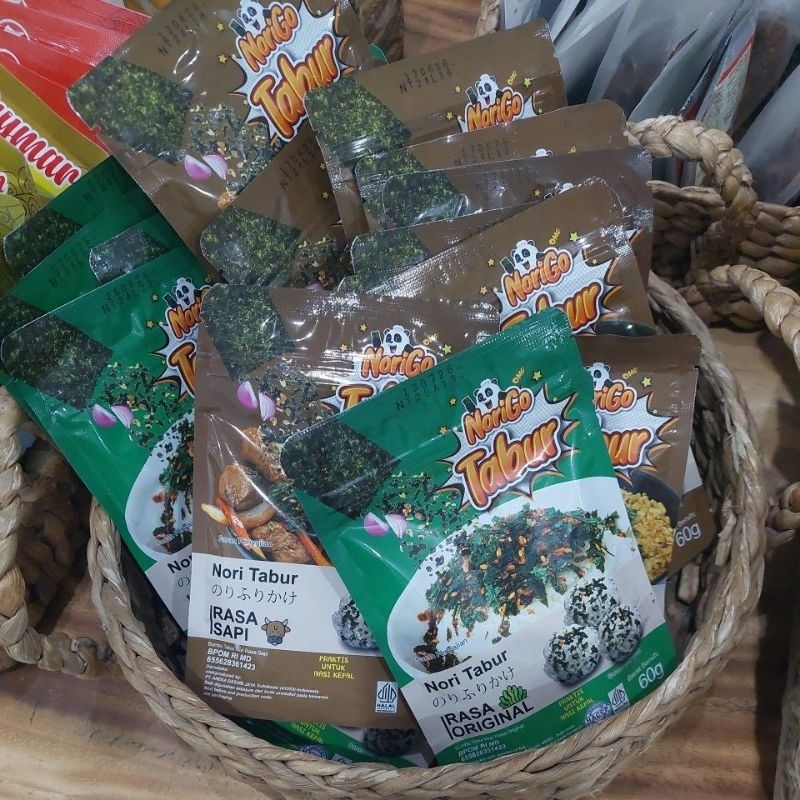 

Norigo - Nori Tabur Rumput Laut Panggang 60gr