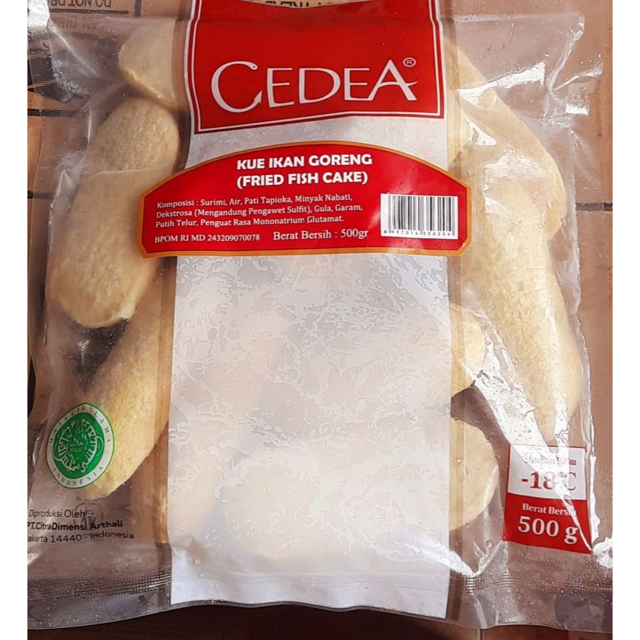 

Fish Cake Cedea / Kue ikan Goreng Cedea Berat 500 gram