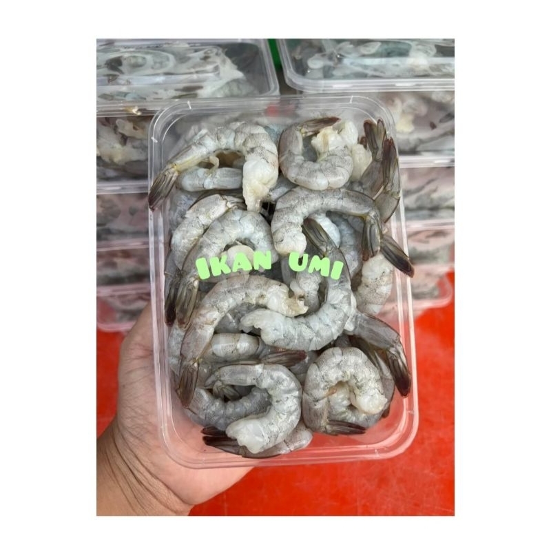

Udang Kupas Mentah 250gr Ukuran Sedang