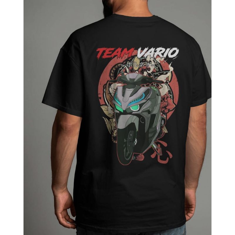 Kaos Honda Vario 125 Vario 150 Kaos Vario new vario125 Kaos motor Vario tshirt Honda Racing