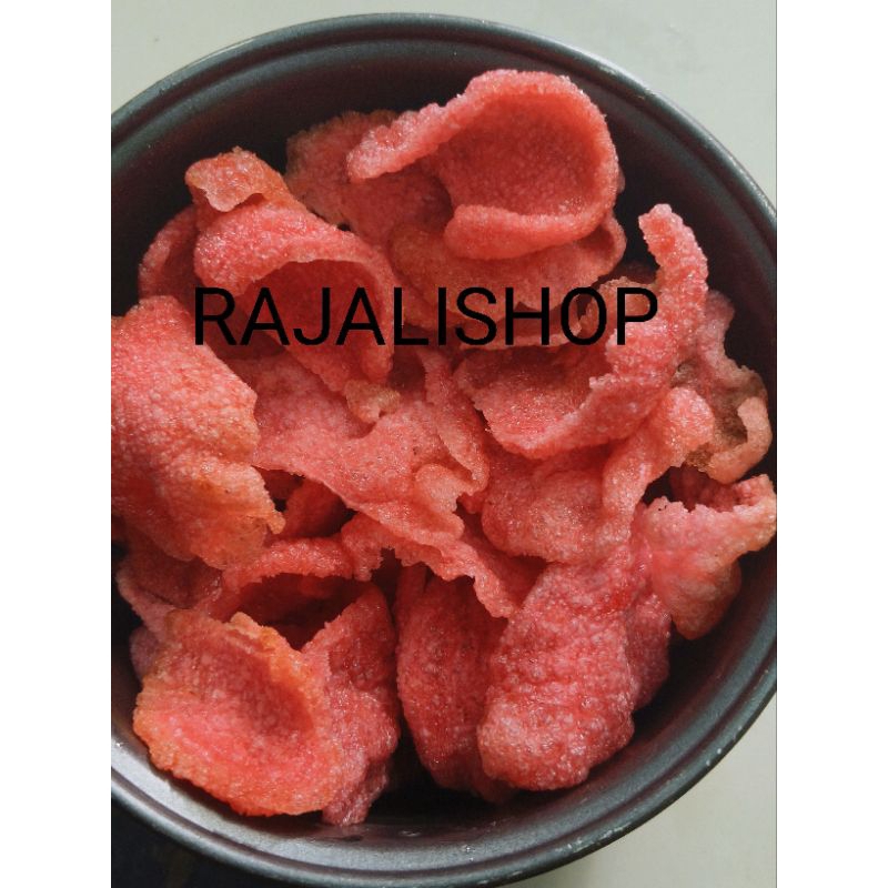 

KRUPUK MERAH ASLI PADANG 500GR/ KRUPUK MERAH MENTAH