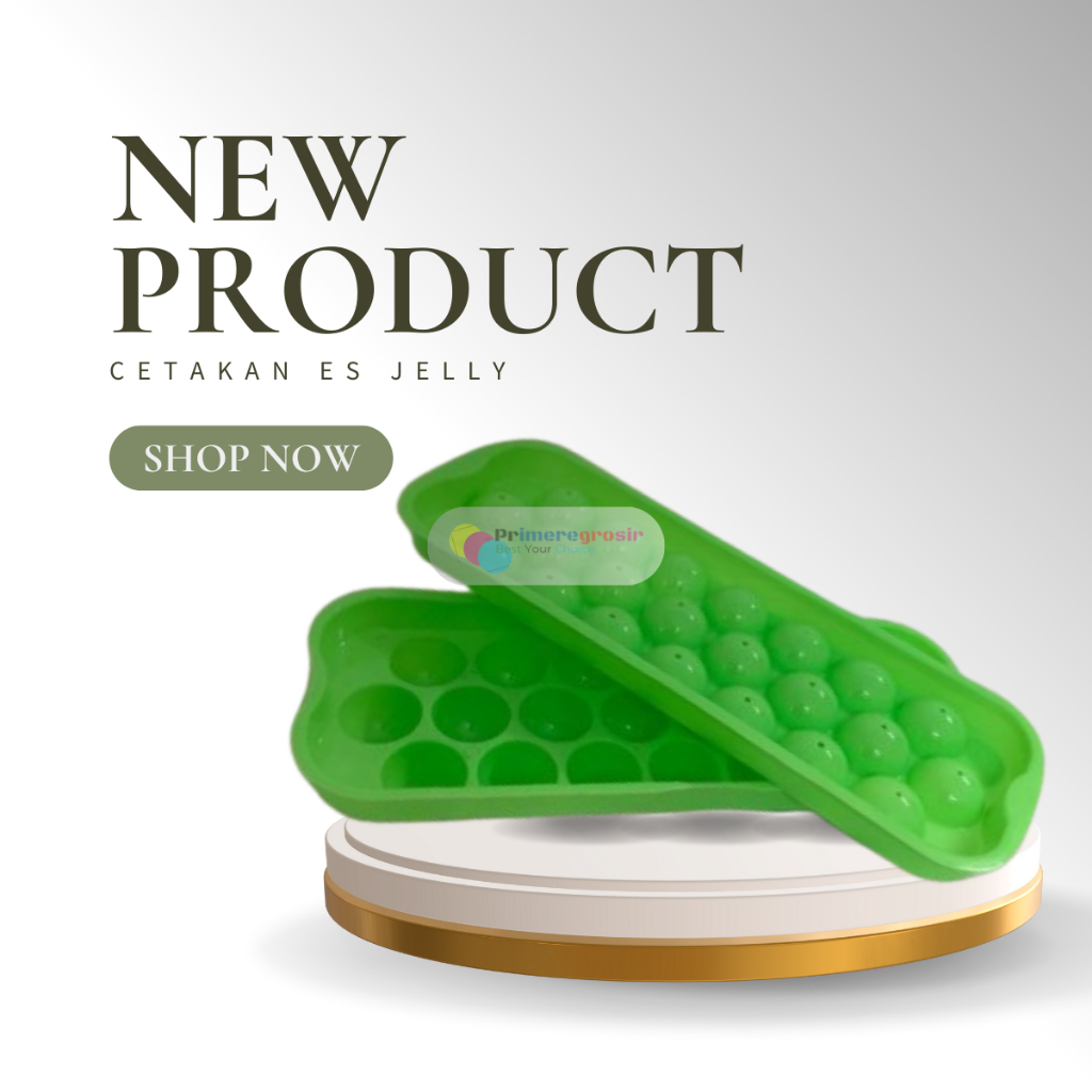 Cetakan Es Batu Silikon Dengan Tutup Bulat 22 dan 33 Lubang