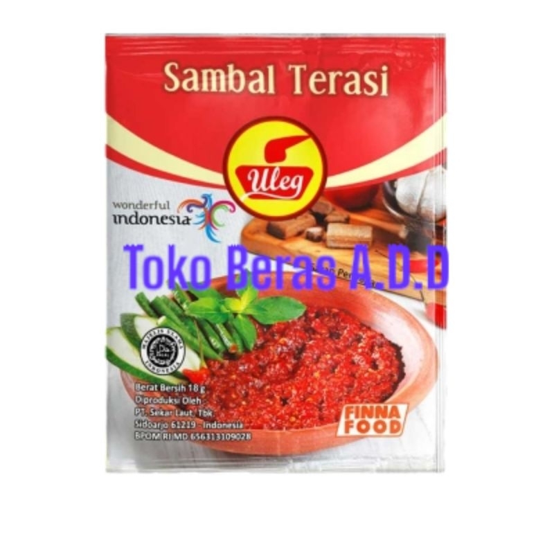 

Sambal Terasi "ULEG" 18gr 1renceng