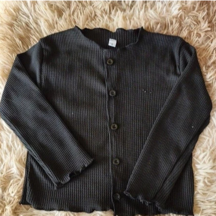 Cardigan Anak Perempuan 2--12 Thun Basic Kancing / Cardigan Crop Top Rajut Premium / Crop Top